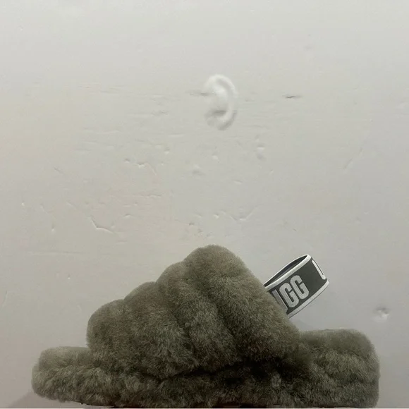 Ugg Fluff Yeah Slide, 1095119, Burnt Olive - Picture 11 of 11